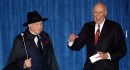 Mel Brooks Carl Reiner perform during the 'A Night of Comedy', 09 apr 2003