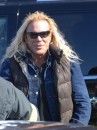 Mickey Rourke sul set di The Wrestler