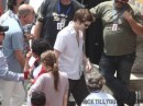 New Moon: il bacio di Robert Pattinson e Kristen Stewart sul set di Montepulciano