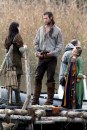 Nuove foto di Kristen Stewart e Chris Hemsworth sul set di Snow White and the Huntsman