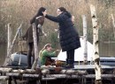 Nuove foto di Kristen Stewart e Chris Hemsworth sul set di Snow White and the Huntsman