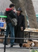 Nicolas Cage sul set di The Sorcerer's Apprentice