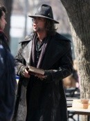 Nicolas Cage sul set di The Sorcerer's Apprentice