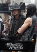 Nicolas Cage sul set di The Sorcerer's Apprentice