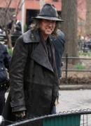 Nicolas Cage sul set di The Sorcerer's Apprentice