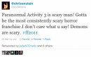 Paranormal Activity 3 e le reazioni via Twitter