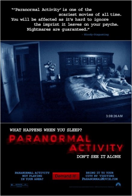 paranormal activity poster