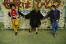 Pedro Almodovar, Victoria Abril and Antonio Banderas, 1990