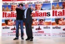 Photocall di Italians: Carlo Verdone, Riccardo Scamarcio e Dario Bandiera presentano il film di Giovanni Veronesi