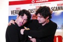 Photocall di Italians: Carlo Verdone, Riccardo Scamarcio e Dario Bandiera presentano il film di Giovanni Veronesi