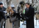 Pierce Brosnan e Sarah Jessica Parker sul set di I Don\'t Know How She Does It