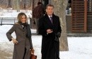 Pierce Brosnan e Sarah Jessica Parker sul set di I Don\'t Know How She Does It