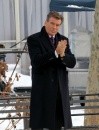 Pierce Brosnan e Sarah Jessica Parker sul set di I Don\'t Know How She Does It