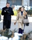 Pierce Brosnan e Sarah Jessica Parker sul set di I Don\'t Know How She Does It