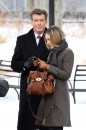 Pierce Brosnan e Sarah Jessica Parker sul set di I Don\'t Know How She Does It