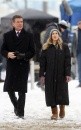 Pierce Brosnan e Sarah Jessica Parker sul set di I Don\'t Know How She Does It