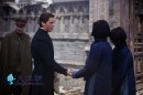 Prime foto di Christian Bale sul set di 13 Flowers of Nanjing di Zhang Yimou