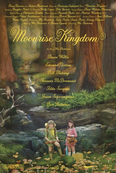 Primo poster Moonrise Kingdom di Wes Anderson