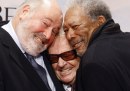 Rob Reiner con Jack Nicholson e Morgan Freeman