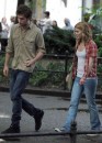 Robert Pattinson ed Emilie de Ravin sul set di Remember me a New York - nuove foto