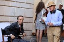 To Rome With Love: Roberto Benigni sul set con Woody Allen