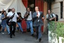 Roberto Benigni sul set di To Rome With Love