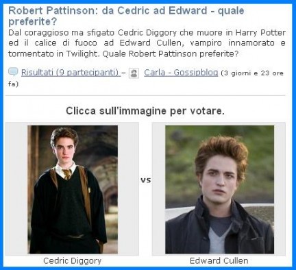 robert pattinson gioco