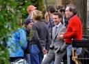 Shia LaBeouf e Michael Douglas sul seti di Wall Street 2: Money Never Sleeps