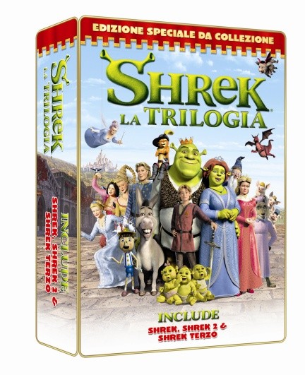 shrek trilogia dvd