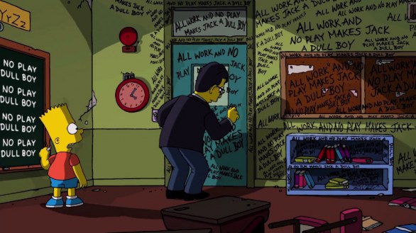 Simpson - Treehouse of Horror XXIV - Guillermo Del Toro - Burt in classe con Stephen King 
