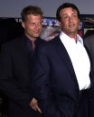 Sylvester Stallone, Til Schweiger, premiere 'Driven', Los Angeles, 16 apr 2001