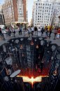 The Dark Knight Rises: spettacolare 3D Street Art a Madrid