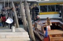 The Tourist - Johnny Depp e Angelina Jolie girano all Stazione di Venezia Santa Lucia. Un video e qualche foto