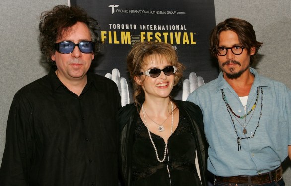Tim Burton, Helena Bonham Carter, Johnny Depp, TIFF Press Conference "Tim Burton's Corpse Bride", 10 set 2005