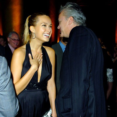 Tim Robbins birthday gallery con Petra Nemcova!