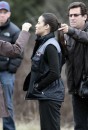 Tom Cruise, Simon Pegg, Paula Patton e Michael Nyqvist sul set di Mission Impossible 4: Ghost Protocol