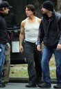 Tom Cruise, Simon Pegg, Paula Patton e Michael Nyqvist sul set di Mission Impossible 4: Ghost Protocol