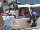 Tom Hanks sul set di Larry Crowne