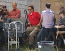 Tom Hanks sul set di Larry Crowne