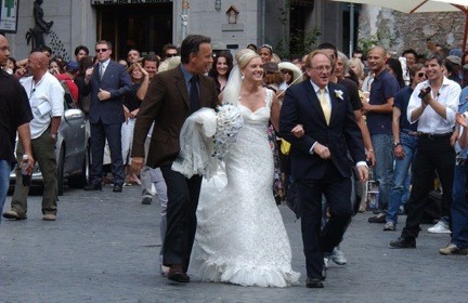 tom hanks angeli e demoni sposa roma