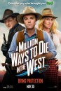 Un Milione di Modi per Morire nel West - 2 nuovi poster e locandina italiana della commedia western di Seth MacFarlane