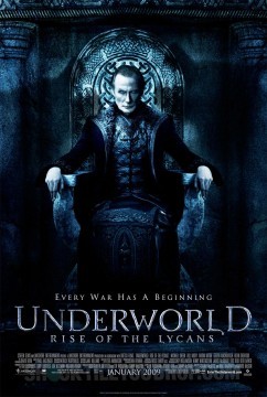 La prima locandina di Underworld 3: la Ribellione dei Lycan