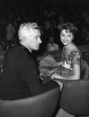 Vittorio de Sica e Giovanna Ralli la film festival con Il General Della Rovere, 21 agosto 1959