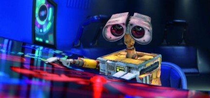 wall-e al pannello di controllo