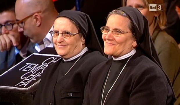 Suor Cristina, consorelle, Che tempo che fa