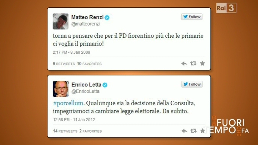 renzi letta twitter