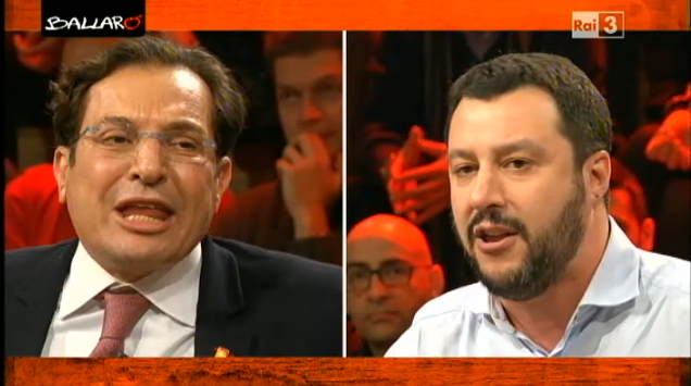 ballaro 23 febbraio 2015 crocetta vs salvini