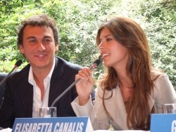 Andrea Salvetti e Elisabetta Canalis