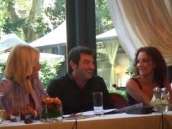 Simona Ventura, Max Giusti, Lucia Ocone