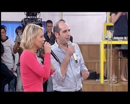 Maria De Filippi e Checco Zalone